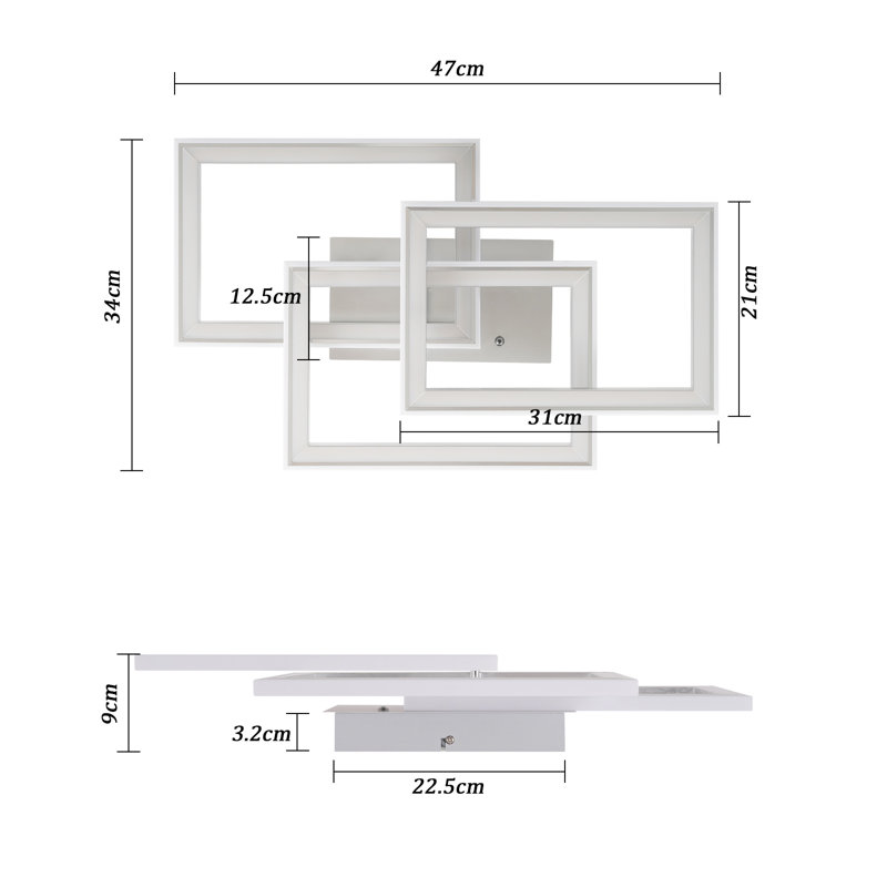 Azuolas LED Flush Mount