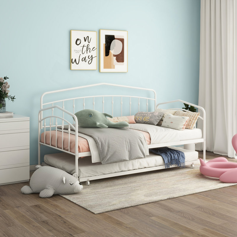 Daybed With Trundle, White