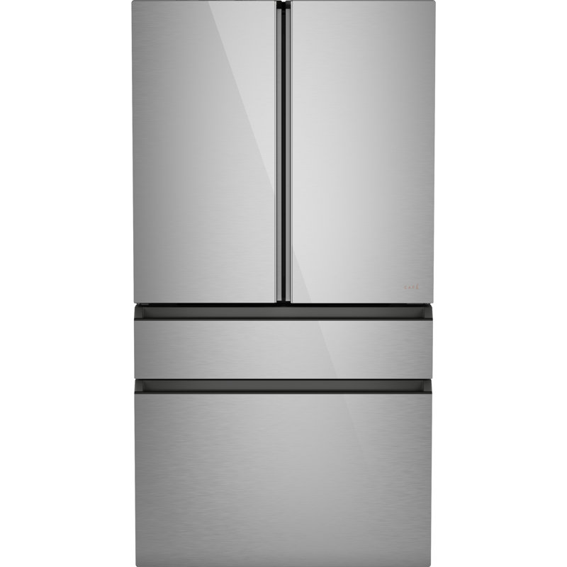 Energy Star® 28.7 Cu. Ft. Smart 4-Door French-Door Refrigerator in Platinum Glass with Dual-Dispense Autofill Pitcher