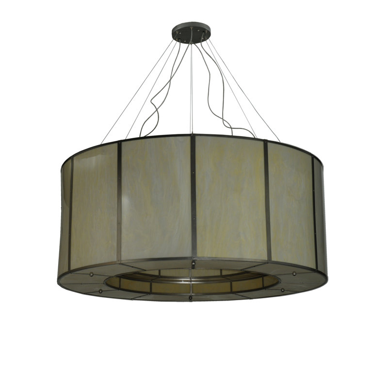 Luminaire suspendu cylindrique unique / remarquable à 24 lumières Cilindro Touro
