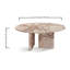 Table basse en marbre naturel rose, petite table et table de salon