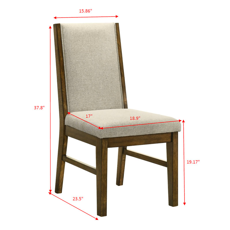 7 , Rectangular 7 Dining With Handmade Solid Wood And Upholstered Chairs For A Versatile Complement