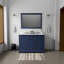 Meuble-lavabo double avec comptoir en quartz