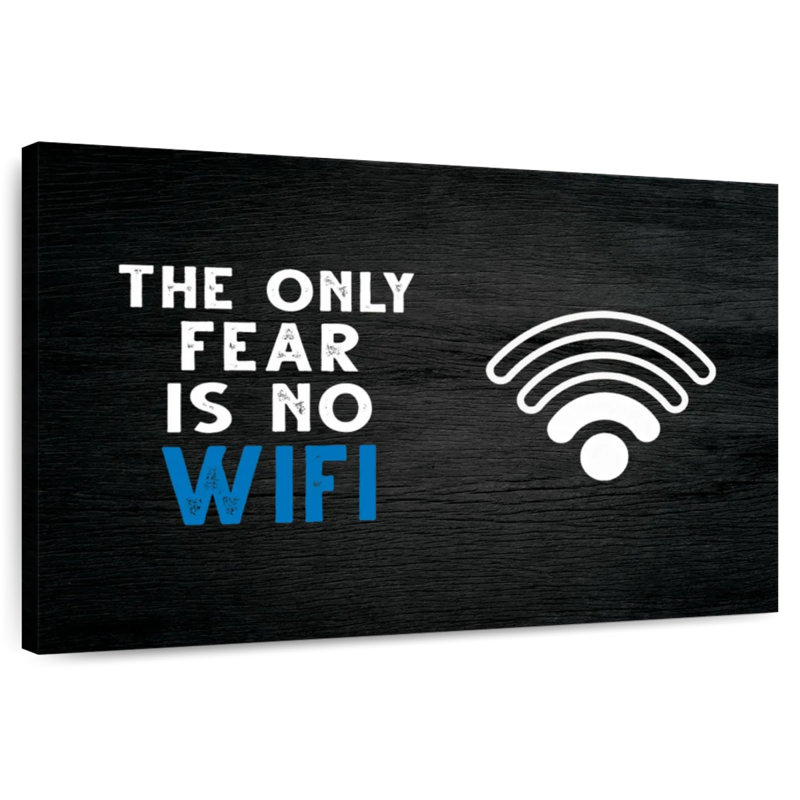 Senne The Only Fear Is No WiFi, H 16 po x l 24 po