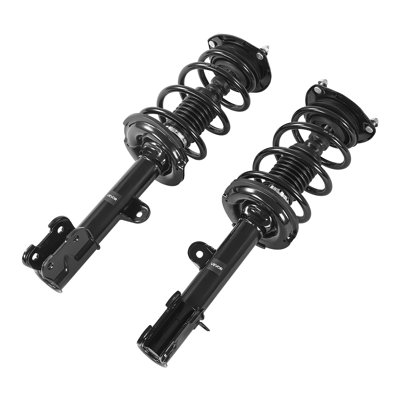 Front Shock Absorber Strut Assembly, 2Pcs Shock and Strut Assembly with Coil Spring, Compatible with 2011-2013 Kia Sorento, Automotive Replacement Struts for OE 172712 / 172713