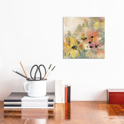 June Flower Bed by Silvia Vassileva - Wrapped Canvas Painting