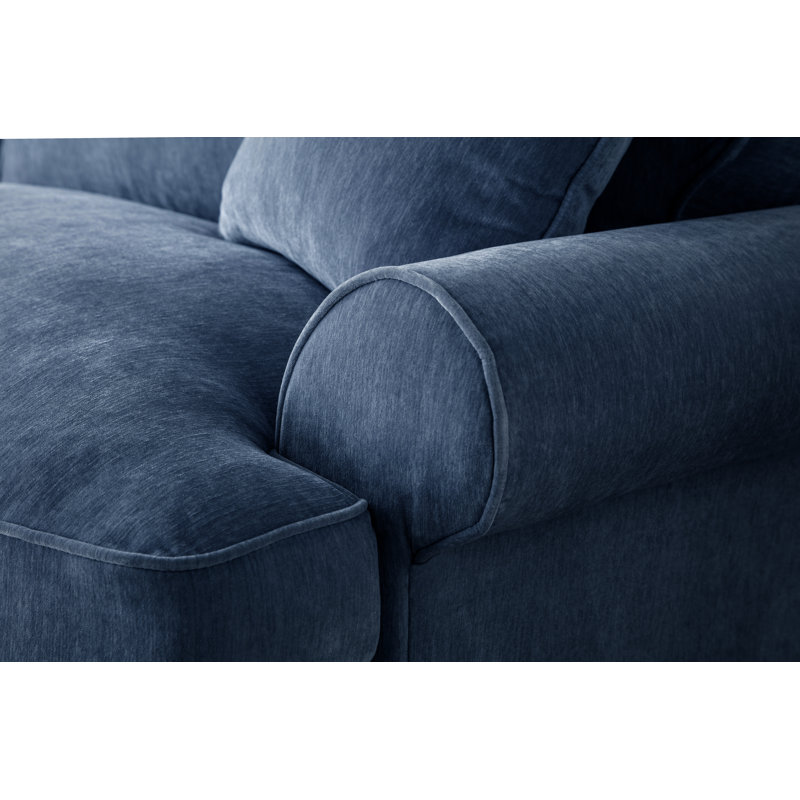 Danika 3 Seater Sofa, Navy