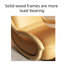 Chaise berçante moderne rembourrée en bois massif avec chaise berçante O-101342827