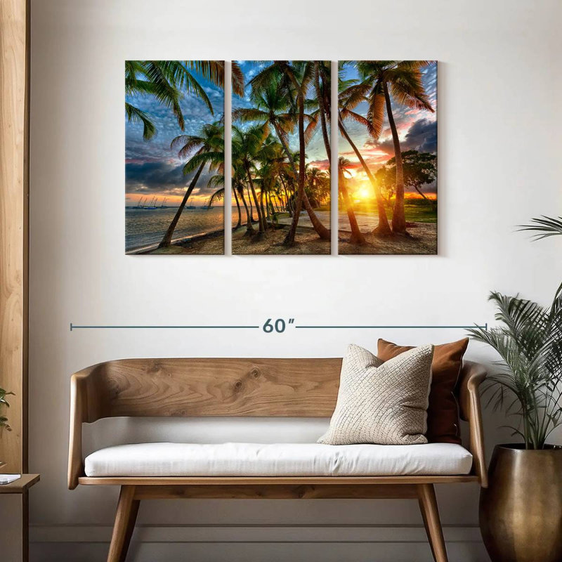Anse champagne Gillard coucher de soleil, H 28 po x l 45 po