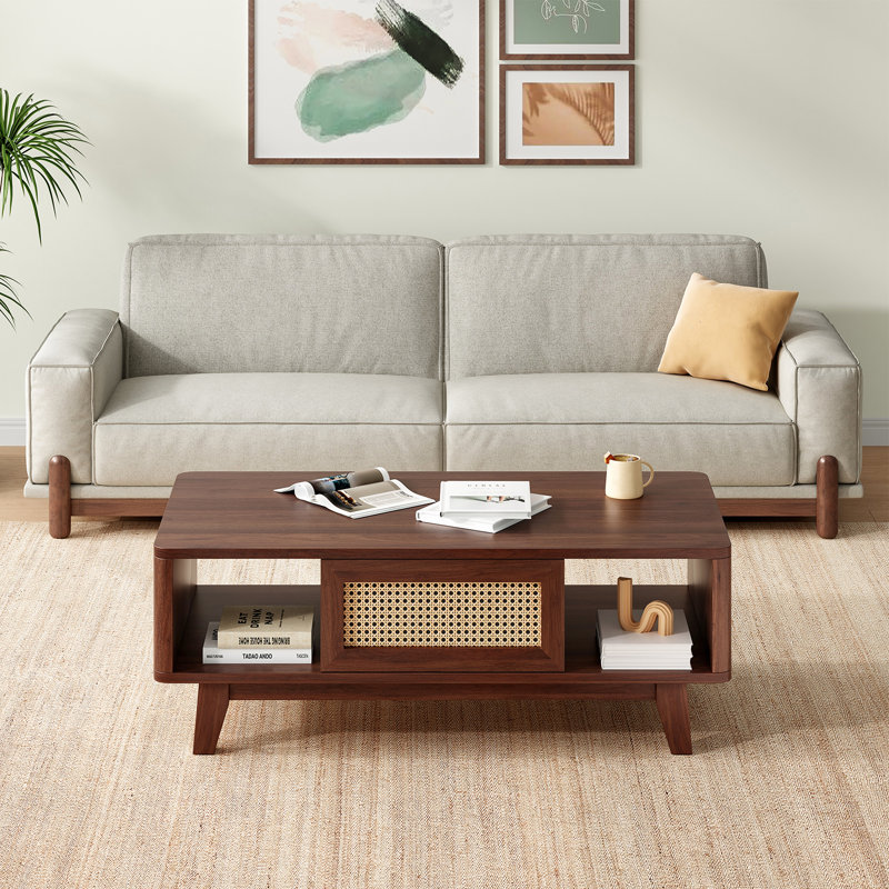Table basse Toulouse, Noyer