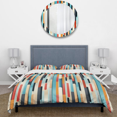 Urban Chic Striped Pattern IV Duvet Cover