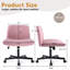 Chaise de travail pivotante en tissu Caelie-105049652
