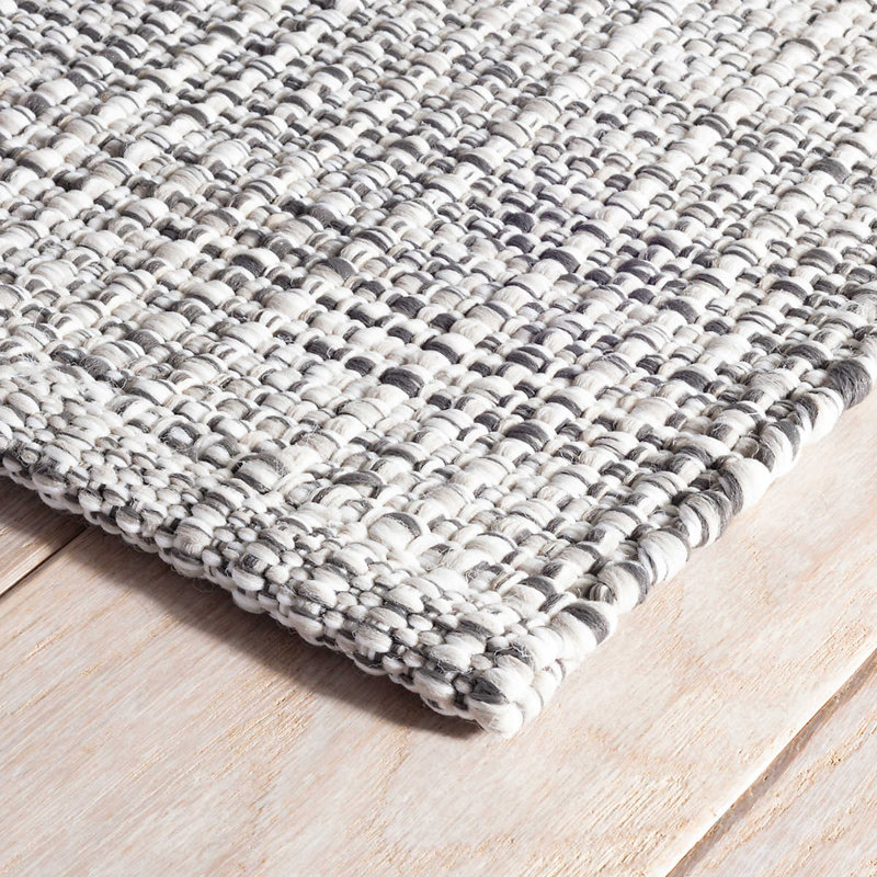 Fusion Grey Handwoven Indoor/Outdoor Rug, Rectangle 8'6" x 11'6"
