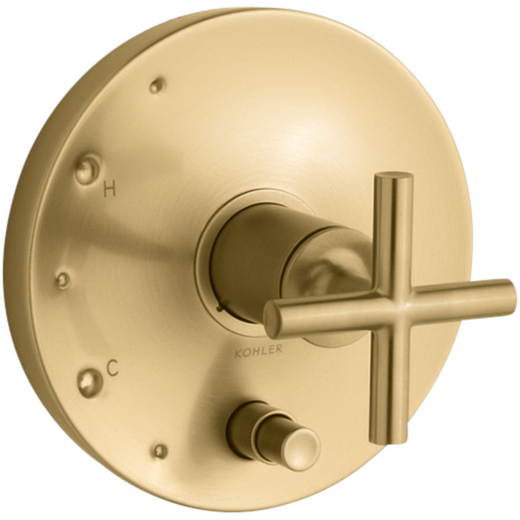 Purist® Rite-Temp Pressure-Balancing Valve Trim with Cross Handles