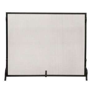 Accardi Single Panel Steel Fireplace Screen