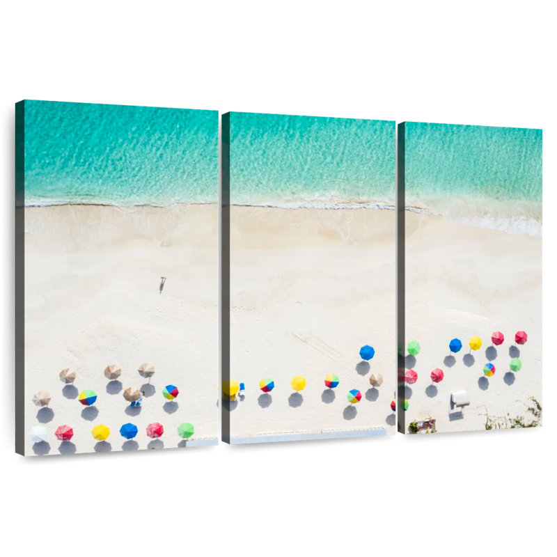 Gillard Caribbean Beach Umbrellas, 20" H x 33" W