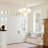 Delacroy 7 - Light Sputnik Design Tiered Chandelier With Globe Shade-2079801537