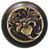Antique Brass/Dark Walnut Wood