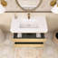 Meuble-lavabo simple 35,8 po avec surface solide Sibin-228556466-228556469