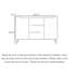 Armoire d'appoint multifonctionnelle légère et luxueuse