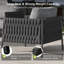 4 Piece Outdoor Furniture Set with Fire Pit Table, Modern Rope Woven Patio Conversation Sofa Set with Olefin Braid and Deep Seating-1008825896