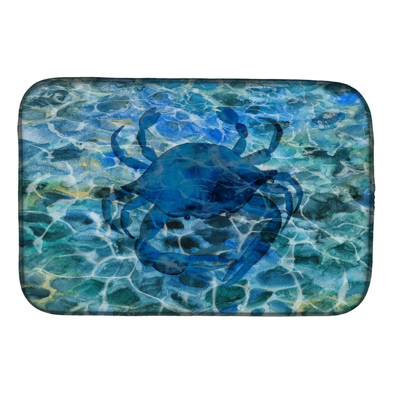 Tapis de séchage sous eau crabe