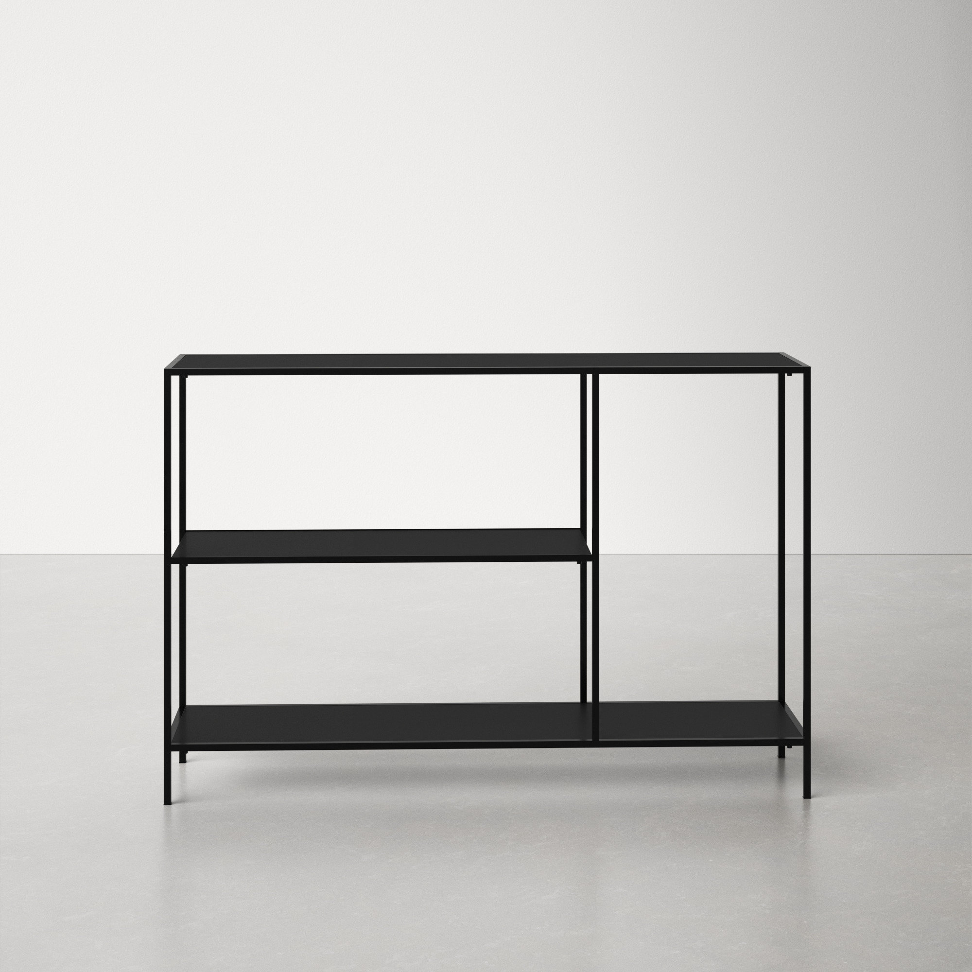 Louren Console Table With Shelves