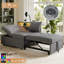 2 Seater Linen Sofa Bed