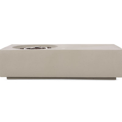 50,000 Magnesium Oxide Outdoor Fireplace, Grey, Modern Grey Heating Fire Pit - ,