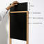 Tableau noir réversible mural en bois 18,26 po x 13,42 po-70181328-101899060
