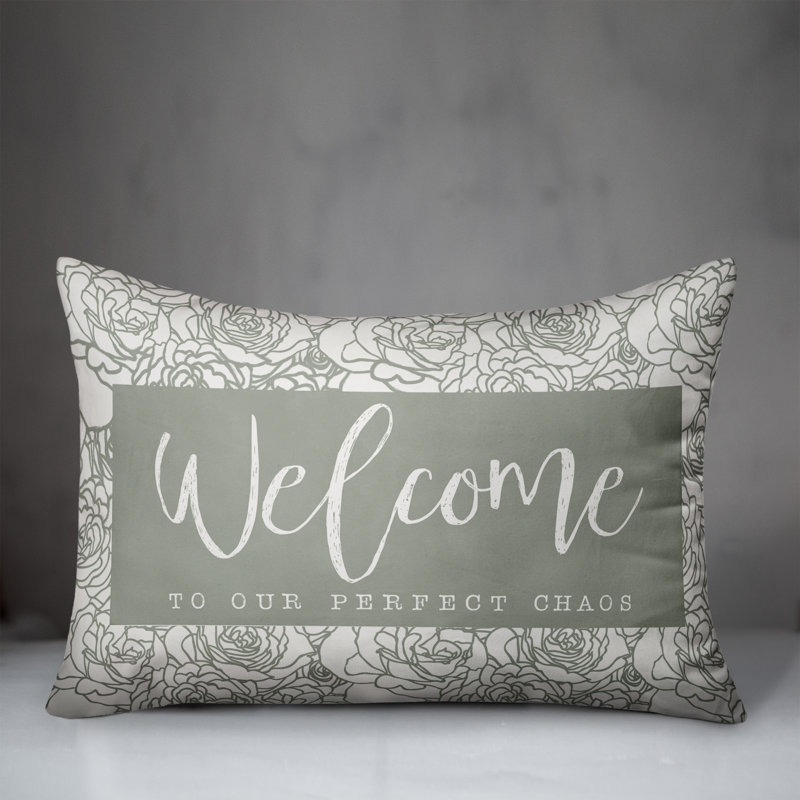 Housse de coussin et insert Welcome to Chaos