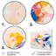 Encre ludique bleue et rose - art mural abstrait, salon-301704591-301704578