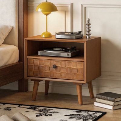Table de chevet 22 po Mid-Century Modern