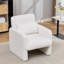 Chaise d'appoint rembourrée en velours Teddy
