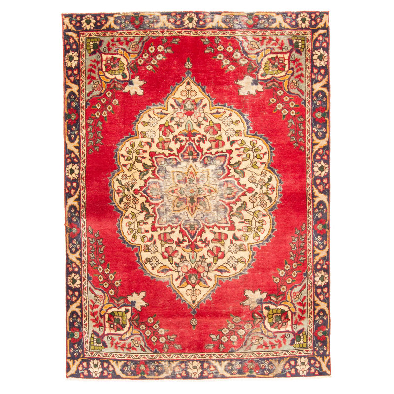 Tapis rouge 4 pi 6 po x 6 pi 7 po Andelz