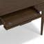 Bureau d'écriture Mid-Century en bois massif avec tiroirs et plateau à clavier Wesley
