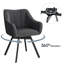 46.5cm H Polyester Upholstered Side Chair-1383548983