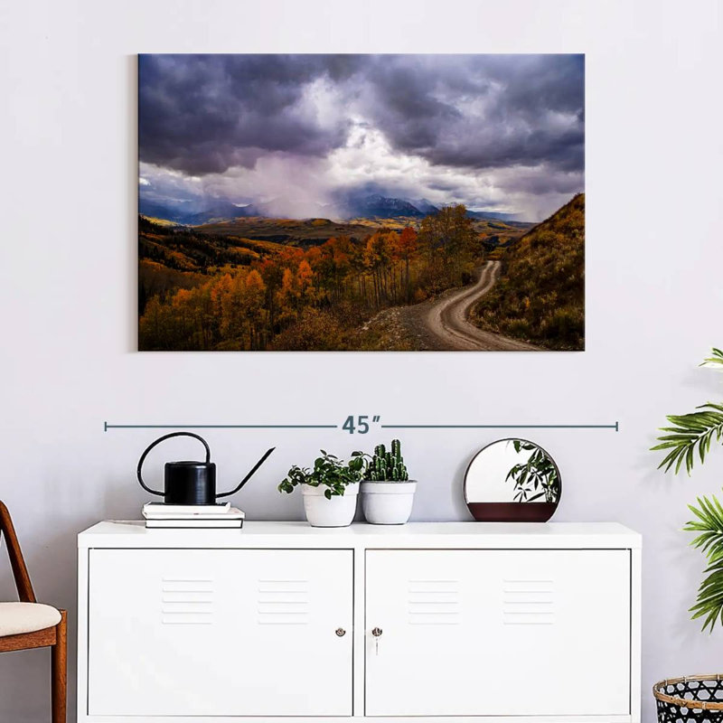 Roadside Aspen Trees, 26" H x 39" W