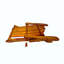 Chaise de patio en bois pour l'extérieur ou l'intérieur, pliable, chêne