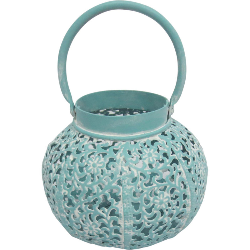 Metal Lantern, Blue