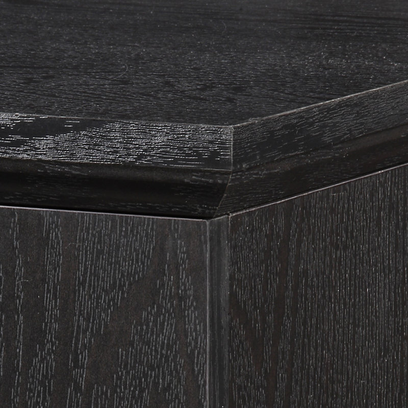 Acantha Unfinished TV Stand for TVs up to 50", Black