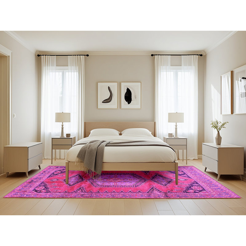 Oriental Indoor Rug, Rectangle 5' x 8'