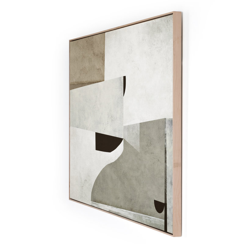 Priory Print by Dan Hobday, Light Brown, 32" H x 24" W x 2" D