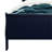 Full Bed In Blue With Led Headboard, Design, Panel Made Of Solid Wood And , 55.21 Depth, 84.22 Width, 47.27 Height Led, Transitional Style, Wide, Deep, High, 72.92 Lb Weight
