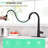 Black Single Handle Pull Out Kitchen Faucet, Contemporary, Ceramic Filler, Brass, With Deck Plate Faucet Out, Contemporary Style, Brass Material,