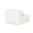 Tarra Cream Chenille Modular Armless Chair
