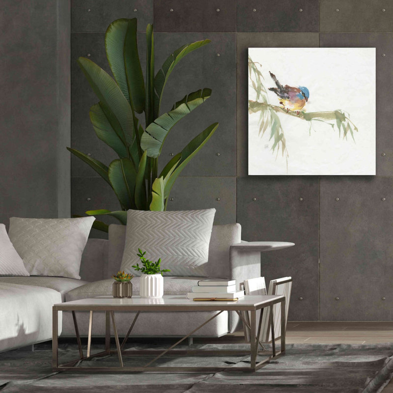 'Finch' by Chris Paschke, Canvas Wall Art, 37" W x 37" H