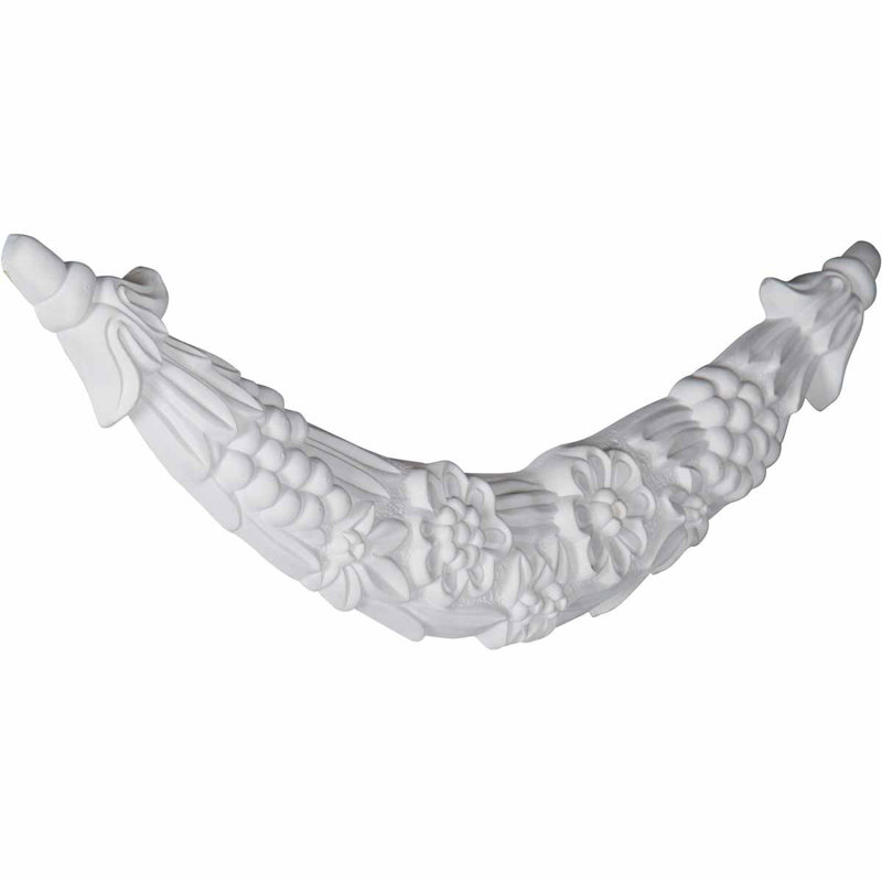 Onlay défilement h 7 1/4 po x l 26 1/4 po x p 1 1/8 po Palmetto