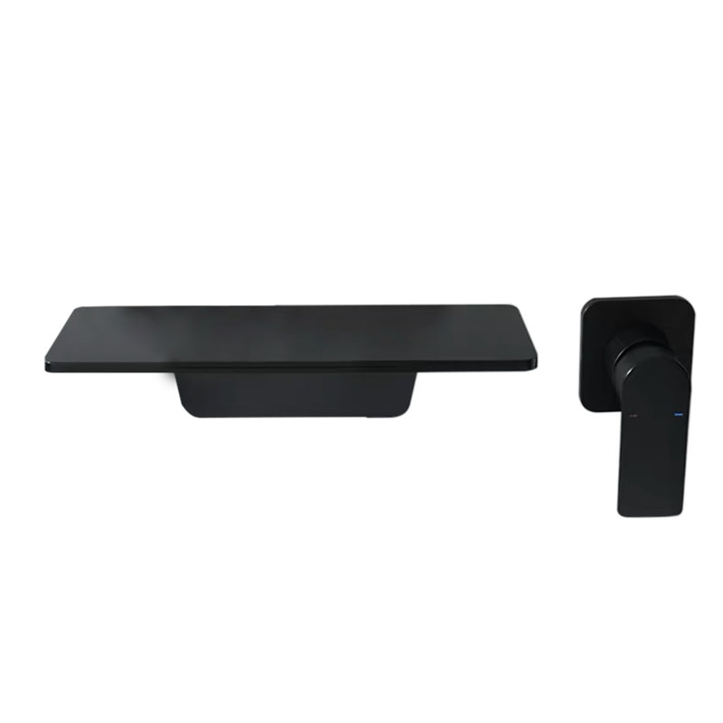 Concealed waterfall faucet