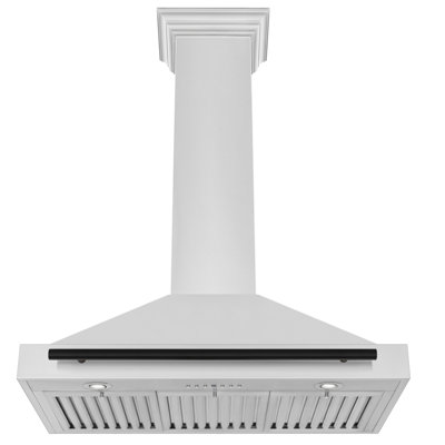 ZLINE 36 po. Hotte de cuisine convertible en acier inoxydable avec coquille en acier inoxydable